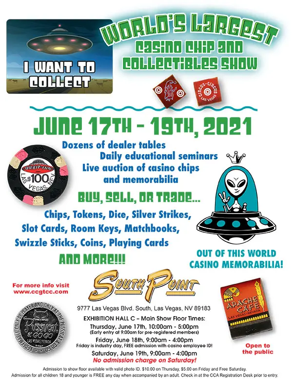 Casino Collectible News events calendar