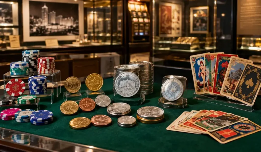 Vintage Casino Memorabilia Exhibit